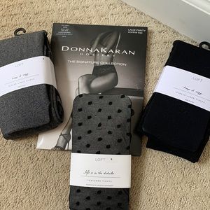 Size small tight and hosiery set lot